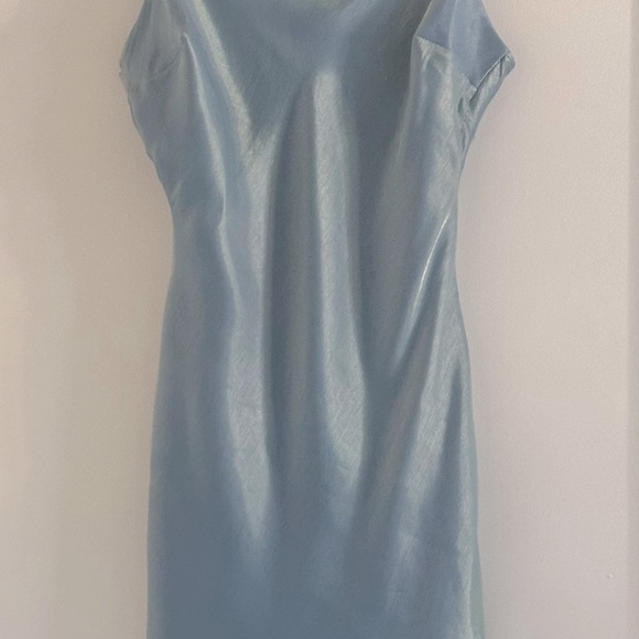 Lovely Day Light Blue Slip Dress - Picture 2 of 10